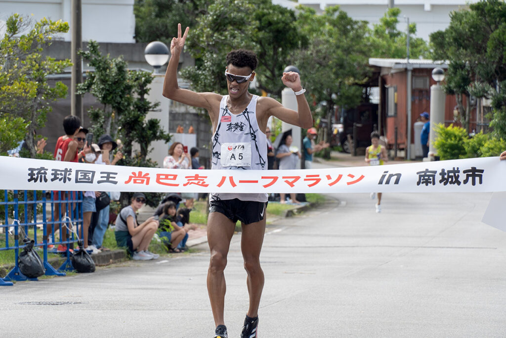 ハーフ男子 優勝　宮城壱成さん